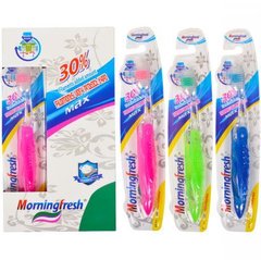 Від 12 шт. Зубні щітки дорожні доладні " Morningfresh" 18,5 см 937 купити дешево в інтернет-магазині