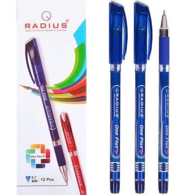Від 12 шт. Від 12 шт. Ручка "One Plus" RADIUS 12 штук, синя купити дешево в інтернет-магазині