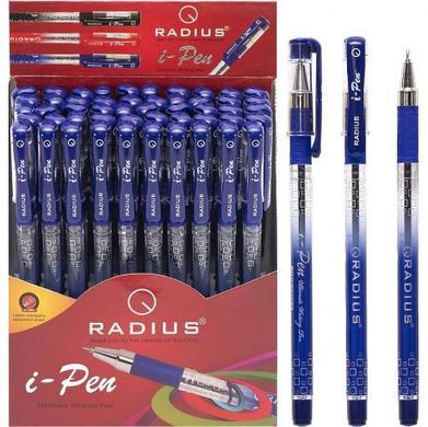 Від 50 шт. Від 50 шт. Ручка "I Pen" RADIUS диспенсер 50 штук, синя купити дешево в інтернет-магазині