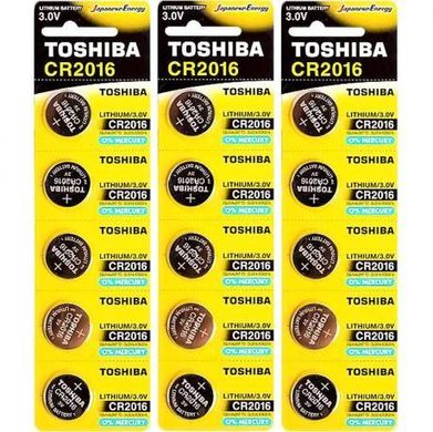 Від 10 шт. Батарейка Toshiba "таблетка" CR 2016 купити дешево в інтернет-магазині