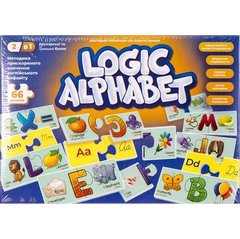Від 2 шт. Пазли-асоціації, що розвивають "Logic Alphabet" англ/укр G-LoA-01-04U ДТ-ЛА-06-46 купити дешево в інтернет-магазині