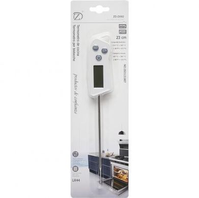 Термометр кулінарний електронний для вимірювання температури їжі 23см ZD-D002 купити дешево в
