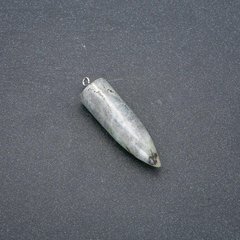 Кулон маятник куля з каменю Лабрадор 13х40х45мм (+-) купити біжутерію дешево в інтернеті
