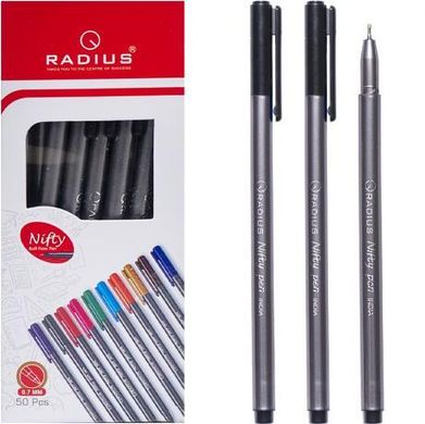 Від 50 шт. Від 50 шт. Ручка "Nifty Pen" RADIUS 50 штук, чорна купити дешево в інтернет-магазині