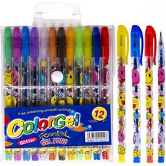 Від 3 шт. Набір ручок ароматизованих гелевих 12 кольорів 805-12 купити дешево в інтернет-магазині