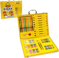Художній набір для малювання 84 предмета "G.Duck" у дерев'яному кейсі купити дешево в інтернет-магазині