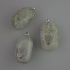 Кулон Лабрадор натуральний камінь d-35х17мм+- купити біжутерію дешево в інтернеті