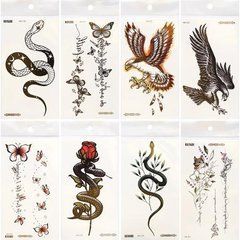 Від 10 шт. Татуювання перекладні 16*9см "Tattoo" 169