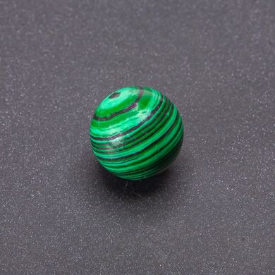 Сувенірна куля з натурального каменю Малахіт (прес) d-20мм+- купити біжутерію дешево в інтернеті