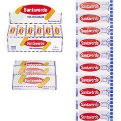 Від 2 шт. Лейкопластырь гигиенический тканевый 300шт 7*1,8см "Santaverde" X1-54