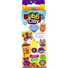 Упак. 3 шт. Набор шарикового пластилина "BUBBLE CLAY" 6 цветов укр. BBC-01-01U,02U