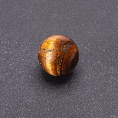Сувенірна куля з натурального каменю Тигрове око d-20мм+- купити біжутерію дешево в інтернеті