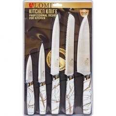 Набір металевих ножів на блістері, 5 предметів ALM-P006 купити дешево в інтернет-магазині
