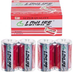 Від 6 шт. Батарейка Lonlife R-20 1.5V 12 штук купити дешево в інтернет-магазині