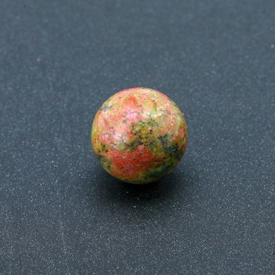Сувенірна куля з натурального каменю Геліотроп d-20мм+- купити біжутерію дешево в інтернеті