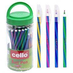 Від 50 шт. Ручка масляна Cello CL678 PVC синя купити дешево в інтернет-магазині