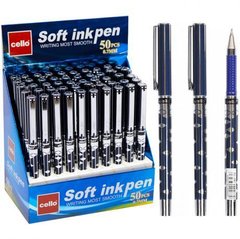 Від 50 шт. Ручка масляна "Soft ink" Cello CL281-50 синя купити дешево в інтернет-магазині