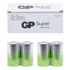 Від 2 шт. Батарейка GP Super Alkaline 1,5V (LR14) лужна 14A21-S2 GP-217814 купити дешево в інтернет-магазині