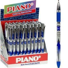 Від 50 шт. Ручка масляна PIANO PT-500 синя