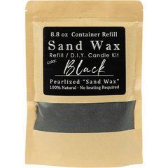 Від 2 шт. Гранульований віск 260г "Candle Sand" для насипних свічок, чорний SH011-4