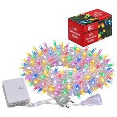 Гирлянда светодиодная 13м 100 LED мультицвет, 8 режимов, от сети 220V D-8
