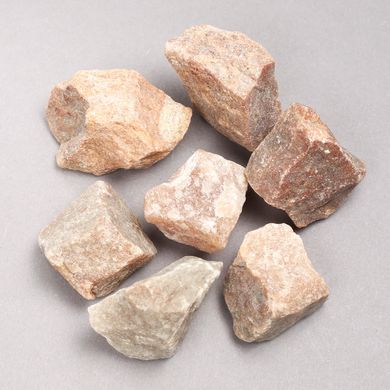 Сувенірні натуральні необроблені камені Геліоліт d-25х30мм+- (за 100г.) асорті розмірів купити біжутерію