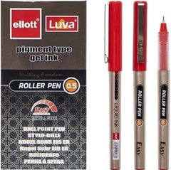 Від 12 шт. Ручка капілярна "Ellott" ET289-12 червона купити дешево в інтернет-магазині