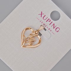 Кулон Xuping "Серце" d-20х15мм+- Позолота 18К купити біжутерію дешево в інтернеті