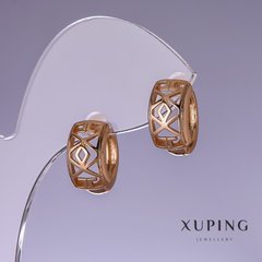 Сережки Xuping 15х8мм "позолота 18к " купити біжутерію дешево в інтернеті