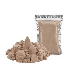 Від. 5 шт. Кінетичний пісок 500г коричневий