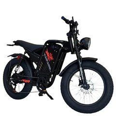 Електрофетбайк CORSO Komodo Hamman 1000W-48V-18Ah Liti-on шини 20"-20"