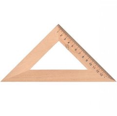 Від 25 шт. Трикутник 15 см дерев'яний (45*90*45)TD-1644 купити дешево в інтернет-магазині