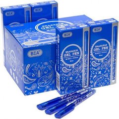 Від 12 шт. Ручка "пише-стирає" BIA M-6011 синя купити дешево в інтернет-магазині