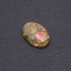 Кабошон з натурального каменю Геліотроп 25х18мм купити біжутерію дешево в інтернеті