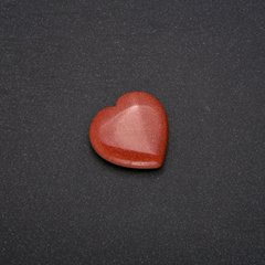 Сувенирный камень Авантюрин Золотой Песок в форме Сердца 30х30х10(+-)мм