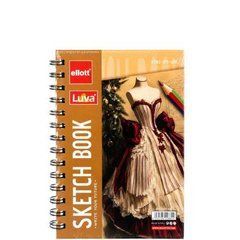 Від 4 шт. Альбом для ескізів А6 30 аркушів, 160 г/м&sup2; Sketch Book ETBZ-011-32K на спіралі