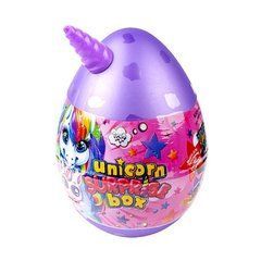 Набір для творчості та ігор "Unicorn Surprise Box" з пластиліном у великому яйці USB-01-01U