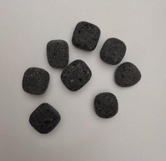 Сувенірні натуральні камені Лава d-22х20мм+- (фасування 100г.) купити біжутерію дешево в інтернеті