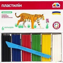 Від 4 шт. Пластилін "Захоплення" 6 кольорів, 96г "Гамма"