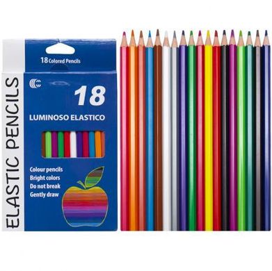 Від 8 шт. Олівець 18 кольорів CR755-18 Luminoso elastico "С" купити дешево в інтернет-магазині