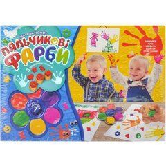 Від 2 шт. Пальчикові фарби 7 кольорів, укр.м. РК-01-02