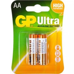 Від 10 шт. Батарейка GP 15AUHM-2UE2 лужна LR6 U. AA Alkaline Ultra купити дешево в інтернет-магазині
