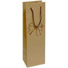 Упак. 12 шт. Пакет кольоровий 12*40*9см "Пляшка" КРАФТ 7013 100 г
