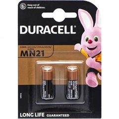 Від 2 шт. Батарейка Duracell "міні бочонок" MN21 2шт купити дешево в інтернет-магазині