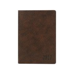 Від 2 шт. Щоденник 2027 датований А6 шкір.зам., із закладклою, 160арк. 9971 клітинка