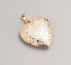 Кулон Xuping медальйон Серце під фото d-19мм+- купити біжутерію дешево в інтернеті