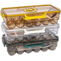 Контейнер для зберігання яєць (18шт)32*18*9 см 915-8008 пластик купити дешево в інтернет-магазині