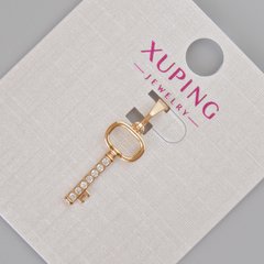 Кулон Xuping "Ключ" з білими стразами d-25х8мм+- Позолота 18К купити біжутерію дешево в інтернеті