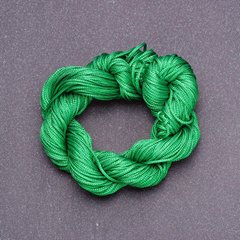 Нить шнур для шамбалы Зеленый моток 25 м d-1мм