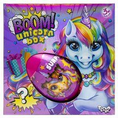 Набор-сюрприз Boom! Unicorn Box с бомбочкой для ванны и кинетическим песком укр. BUB-01-01U